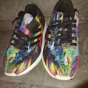 Adidas ZX Flux Torsion Multil-Color Laced Up Comfy Athletic Trainers Shoes SZ:8.